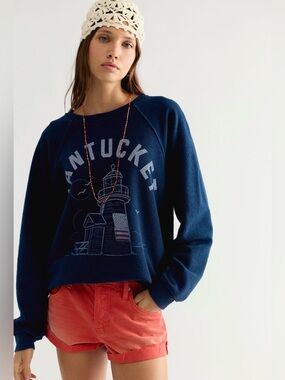 Free People x Retrobrand Nantucket Crew Neck - Size Medium - NWT